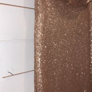 Rose gold prom dress